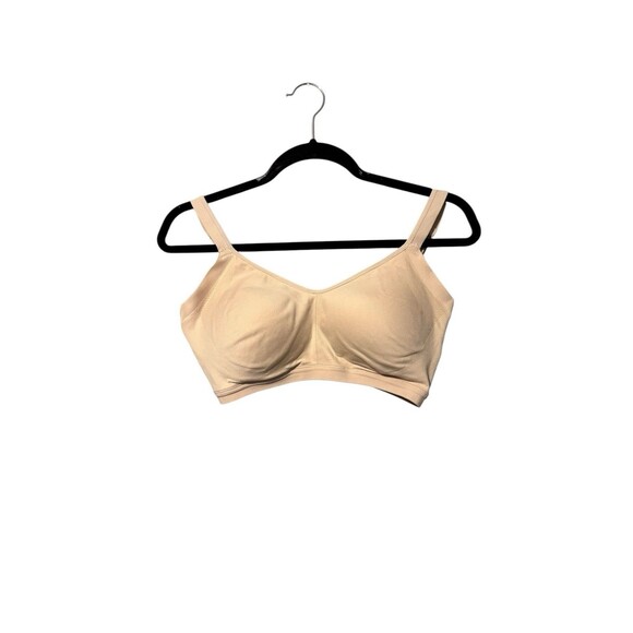 Warners Bra Size L Beige Soft Cups Wire Free RM3911 - Picture 1 of 4